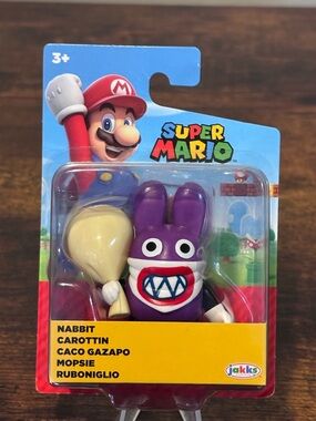 NEW Jakks Pacific 41001 World of Nintendo Super Mario 2.5" NABBIT Mini-Figure